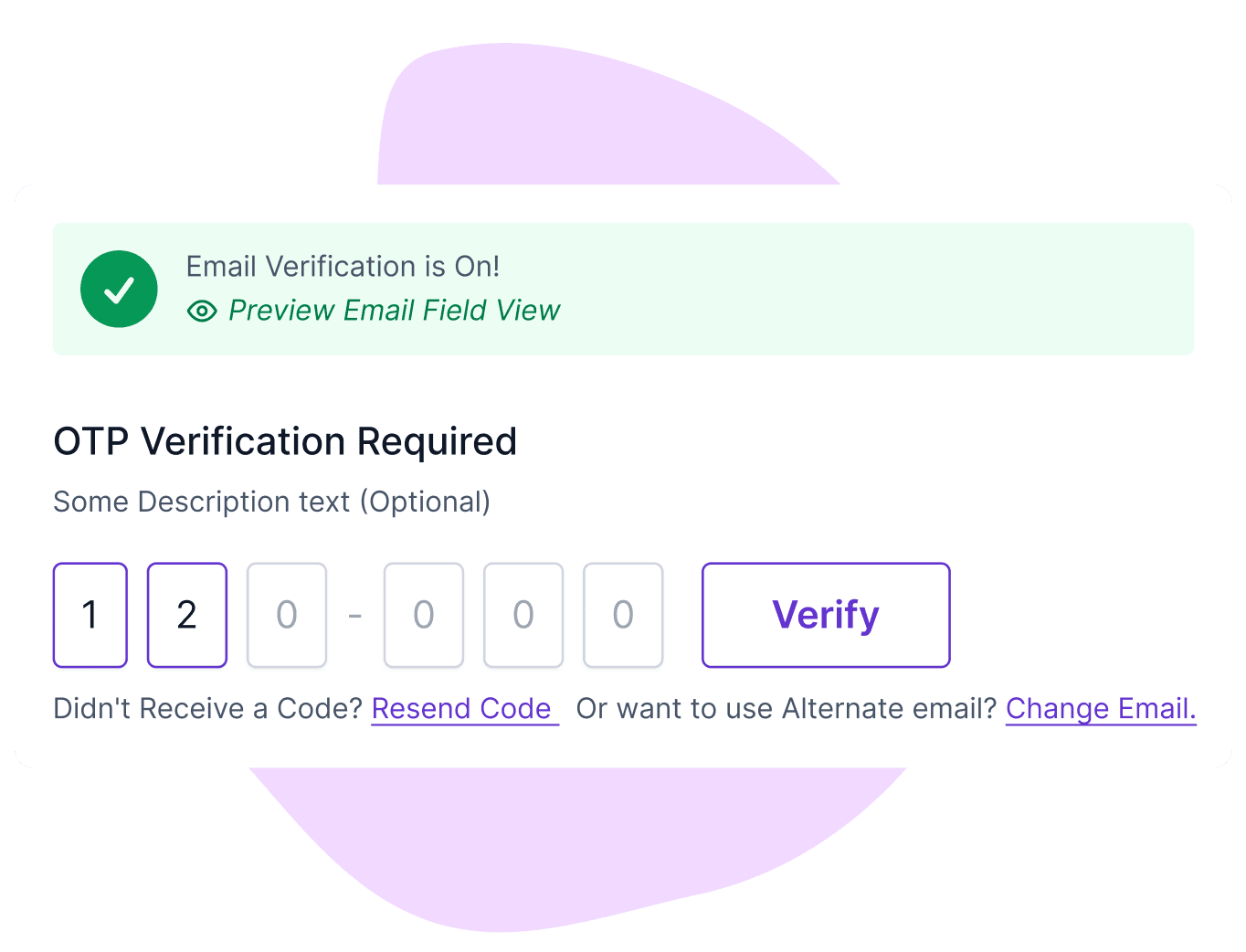 an illustration of testing email verification in formester