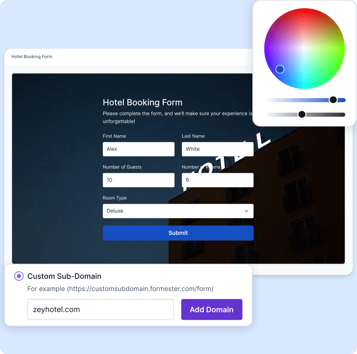 custom domain