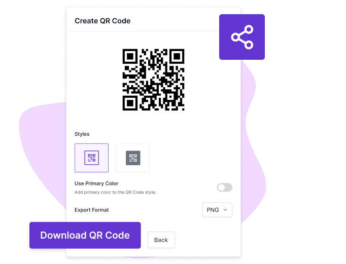 a screenshot of formester qr code generator