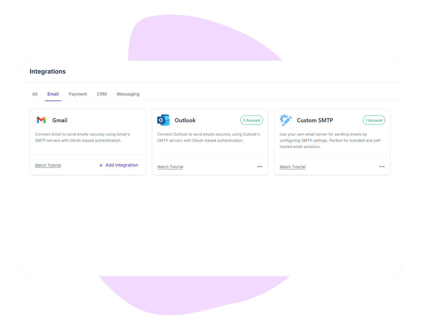 a screenshot of Formester's integration tab