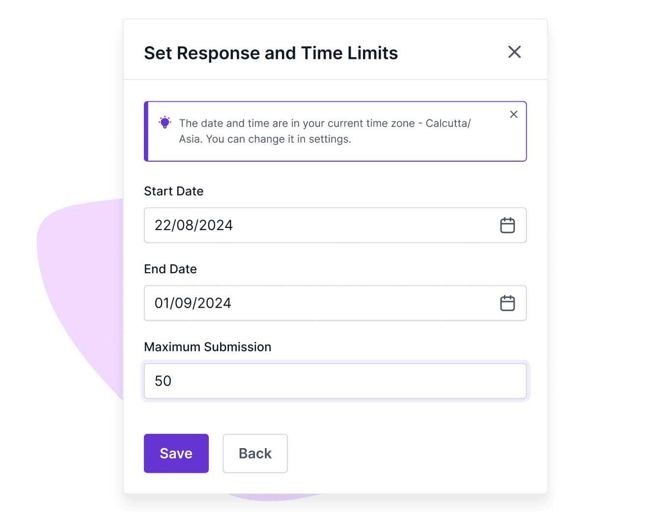 formester's form limiter ui